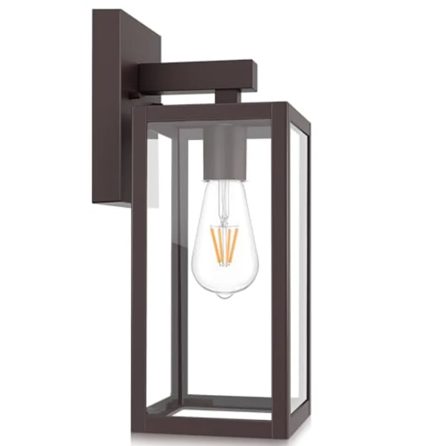 Outdoor Wall Lantern, Exterior Waterproof Wall Sconce Light Fixture, Anti-Rust Mount Lights Glass, E26 Porch Patio Lighting
Outdoor Wall Lantern, Exterior Waterproof Wall Sconce Light Fixture, Anti-Rust Mount Lights Glass, E26 Porch Patio Lighting