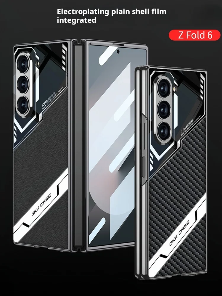 Suitable For Samsung z Fold 6 5 Electroplated Solid Color Phone Case, Fold 6 Fold5 Esports Leather Protective Anti Drop Case
Suitable For Samsung z Fold 6 5 Electroplated Solid Color Phone Case, Fold 6 Fold5 Esports Leather Protective Anti Drop Case