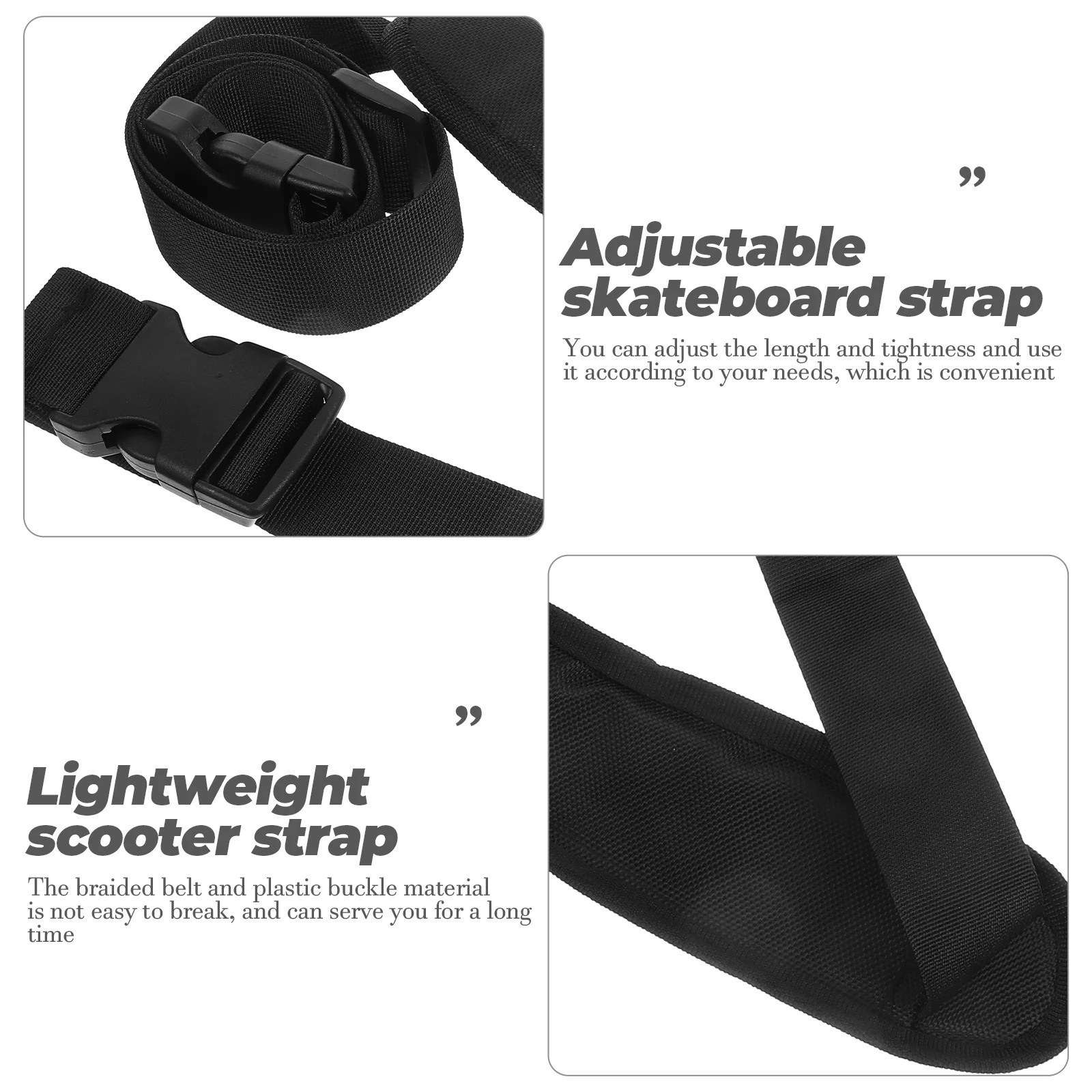 Portable Adjustable Shoulder Strap for Electric Scooter Bike Carrying Lightweight Polyester Strap Multi-function Skateboard
Portable Adjustable Shoulder Strap for Electric Scooter Bike Carrying Lightweight Polyester Strap Multi-function Skateboard