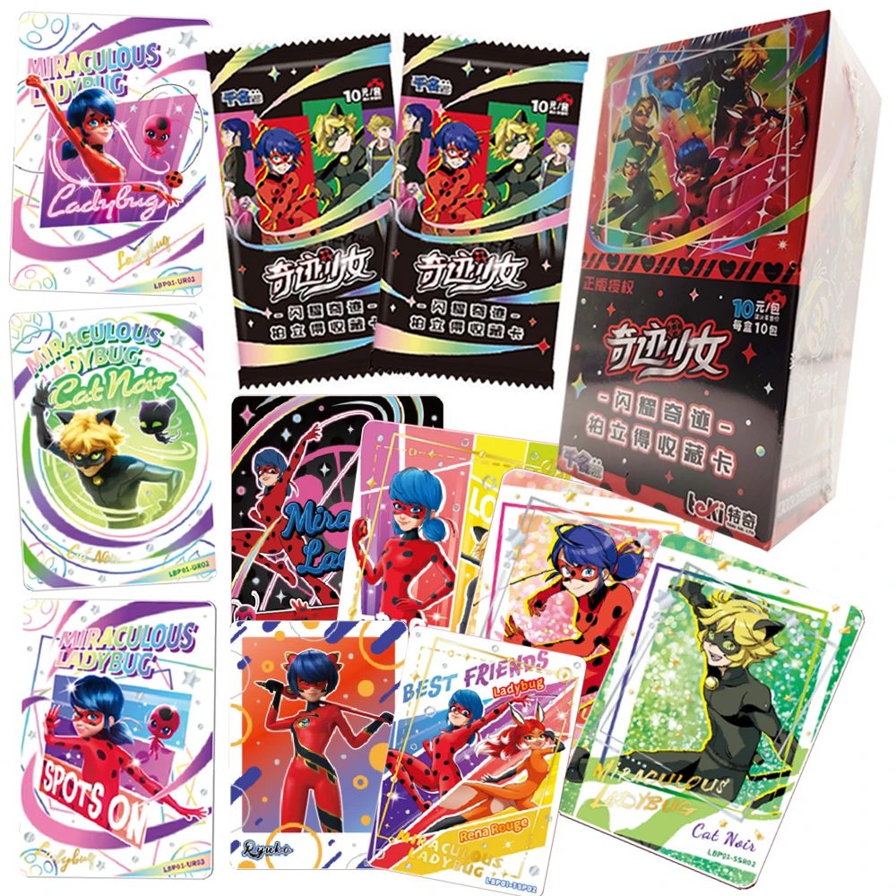 Miraculous: Tales of Ladybug Genuine Collection Card Hero Adventure Theme Children's Cartoon Character Card Creative Toy Gifts
Miraculous: Tales of Ladybug Genuine Collection Card Hero Adventure Theme Children's Cartoon Character Card Creative Toy Gifts