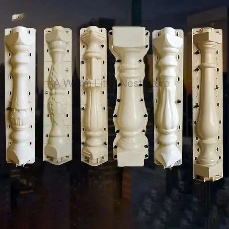 Prefabricated Vase Column Home Balcony Guardrail Mold Self-built Building Stair Handrail Railing Cement Fence Roman Column Mold
Prefabricated Vase Column Home Balcony Guardrail Mold Self-built Building Stair Handrail Railing Cement Fence Roman Column Mold