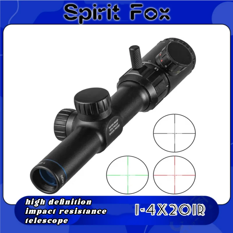 Телескоп FireWolf 1-4X20 с широкоугольной оптической линзой, высококачественный телескоп для использования на открытом воздухе.
Телескоп FireWolf 1-4X20 с широкоугольной оптической линзой, высококачественный телескоп для использования на открытом воздухе.