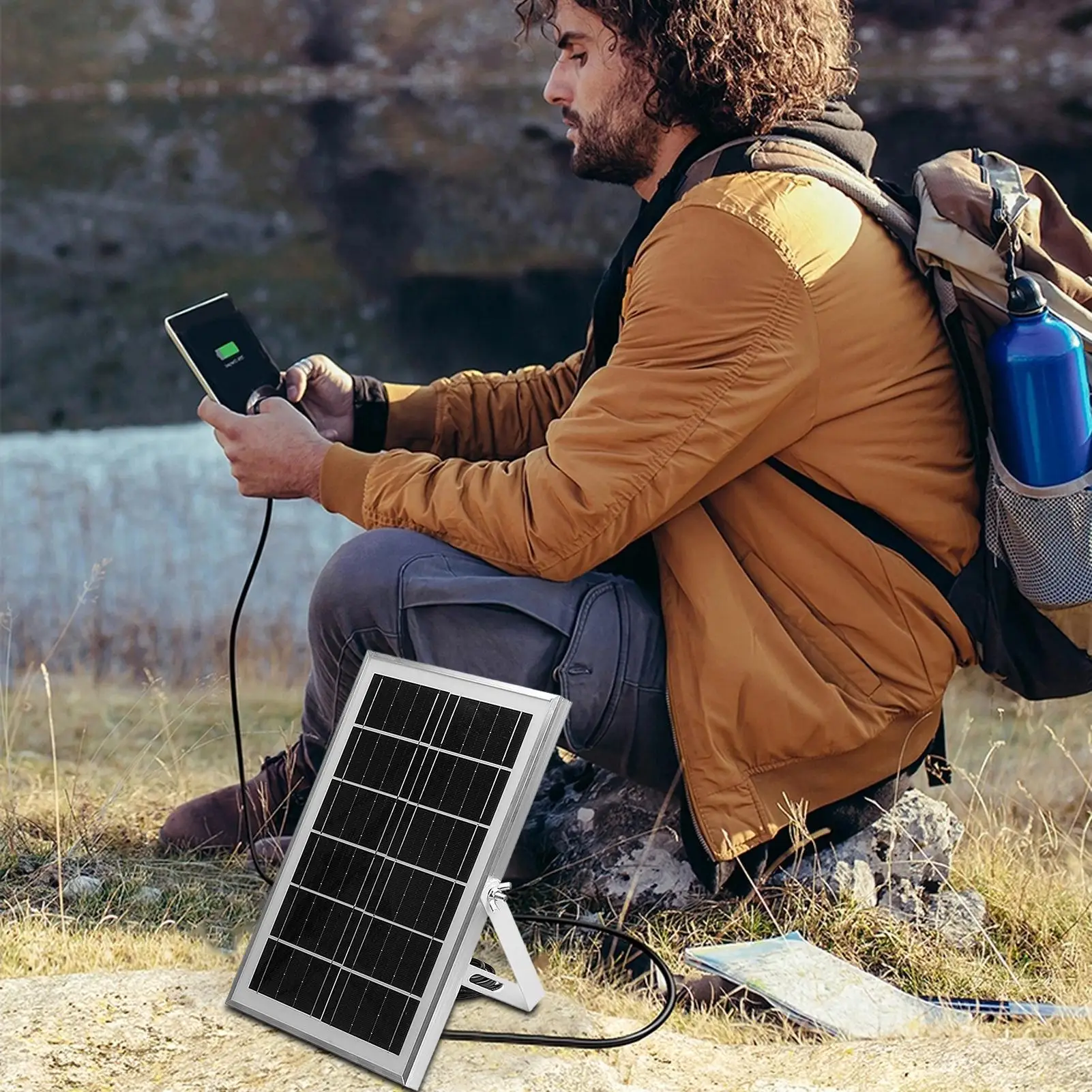 Solar Panel Charger Solar Panel USB Charger Outlet 4 USB Ports High-Efficiency Flexible Camping Accessories Solar Panel USB Port
Solar Panel Charger Solar Panel USB Charger Outlet 4 USB Ports High-Efficiency Flexible Camping Accessories Solar Panel USB Port