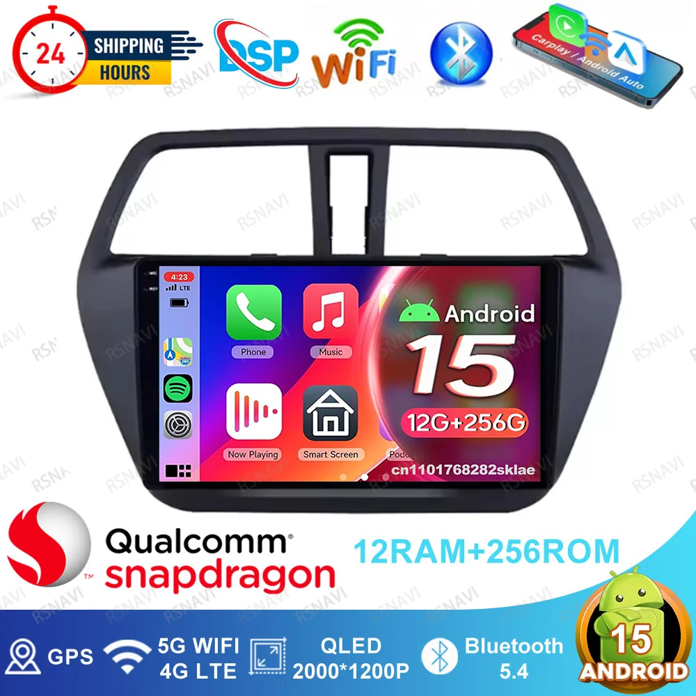 Автомобильный радиоприемник Android 15 для Suzuki SX4 2 S-Cross 2012 2013 2014-2016 DSP Carplay Head Unit 5G WIFI Беспроводная голосовая стереосистема AI AUTO
Автомобильный радиоприемник Android 15 для Suzuki SX4 2 S-Cross 2012 2013 2014-2016 DSP Carplay Head Unit 5G WIFI Беспроводная голосовая стереосистема AI AUTO