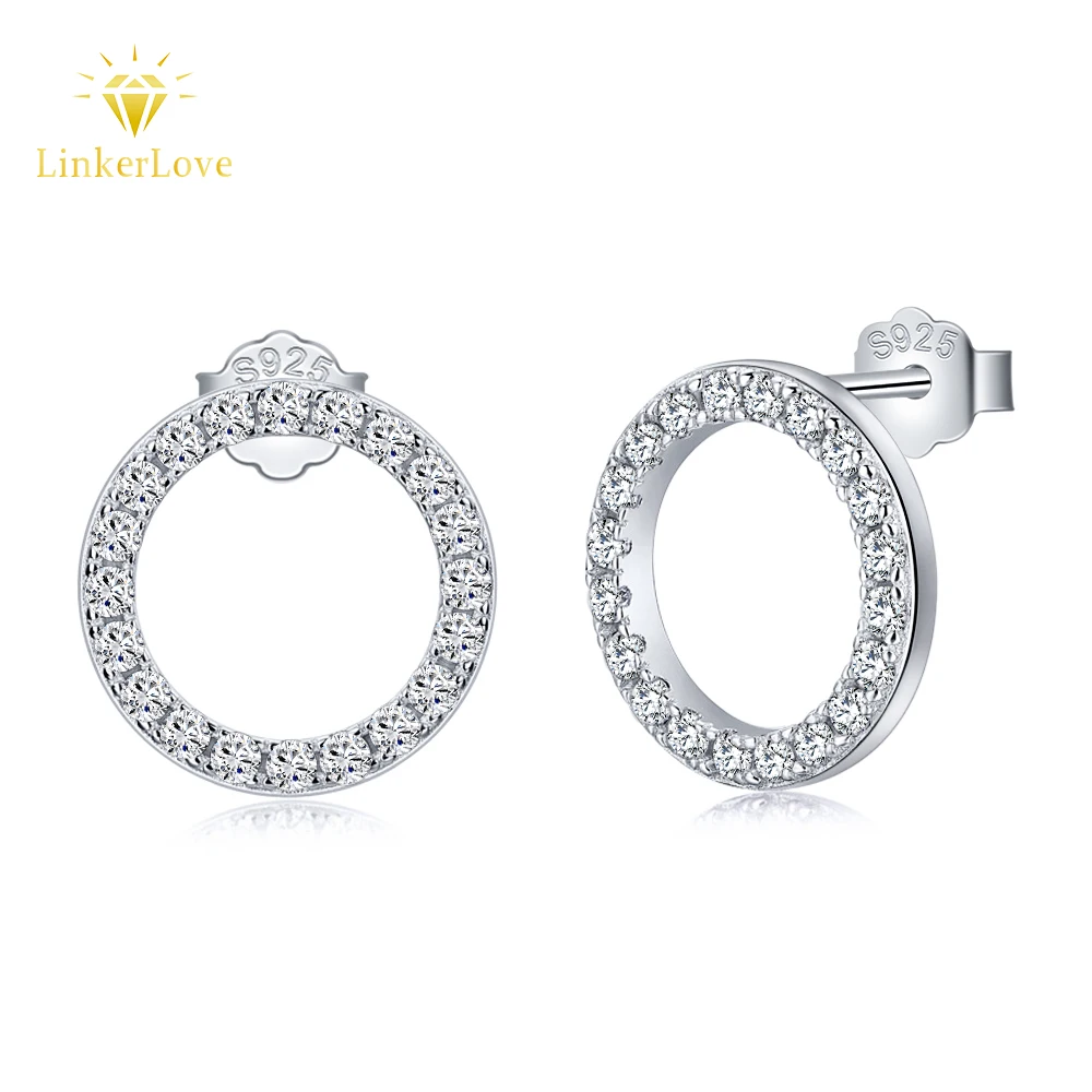 LinkerLove Moissanite Stud Earrings for Women S925 Sterling Silver Diamond Earrings Wedding Party 18K Gold Plated Trendy Jewelry
LinkerLove Moissanite Stud Earrings for Women S925 Sterling Silver Diamond Earrings Wedding Party 18K Gold Plated Trendy Jewelry