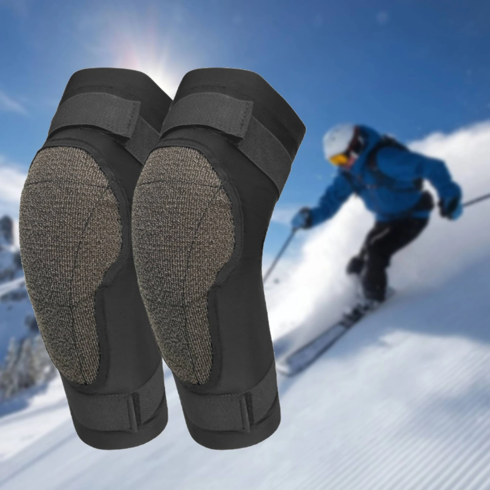 Ski Knee Pads Elastic Defensive Knee Pads Flexible Slim-Fit for Skiers, Skiing, Snowboarding
Ski Knee Pads Elastic Defensive Knee Pads Flexible Slim-Fit for Skiers, Skiing, Snowboarding