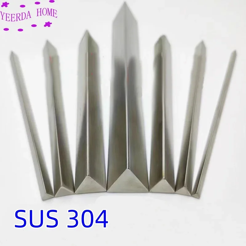 304 stainless steel triangular rod Stick Equilateral triangle stainless steel solid rod bar DIY materials
304 stainless steel triangular rod Stick Equilateral triangle stainless steel solid rod bar DIY materials