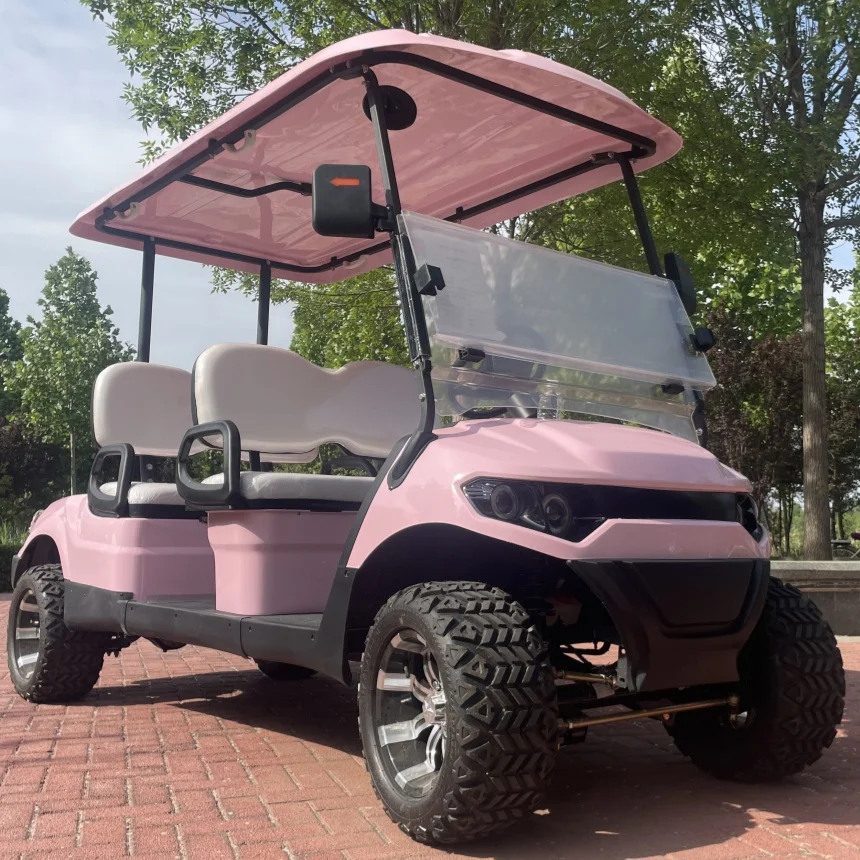 Factory Custom Street Legal Off Road Lifted Electric Golf Cart Molded-In Color (Standard) Or Painted Metallic Colors (Optional)
Factory Custom Street Legal Off Road Lifted Electric Golf Cart Molded-In Color (Standard) Or Painted Metallic Colors (Optional)