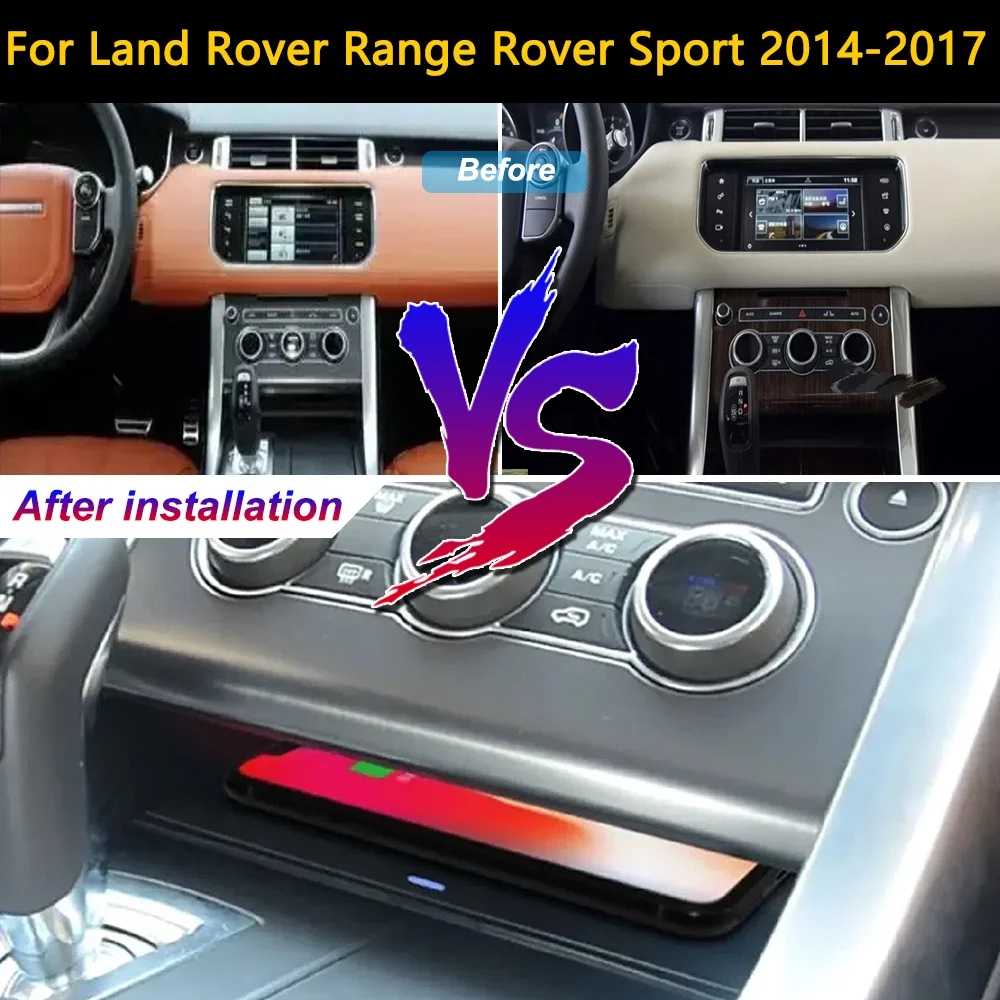 2 DIN for Land Rover Range Rover Sport L494 2014-2017 Car Wireless Mobile Phone Charger Center Console Storage fast plate holder
2 DIN for Land Rover Range Rover Sport L494 2014-2017 Car Wireless Mobile Phone Charger Center Console Storage fast plate holder