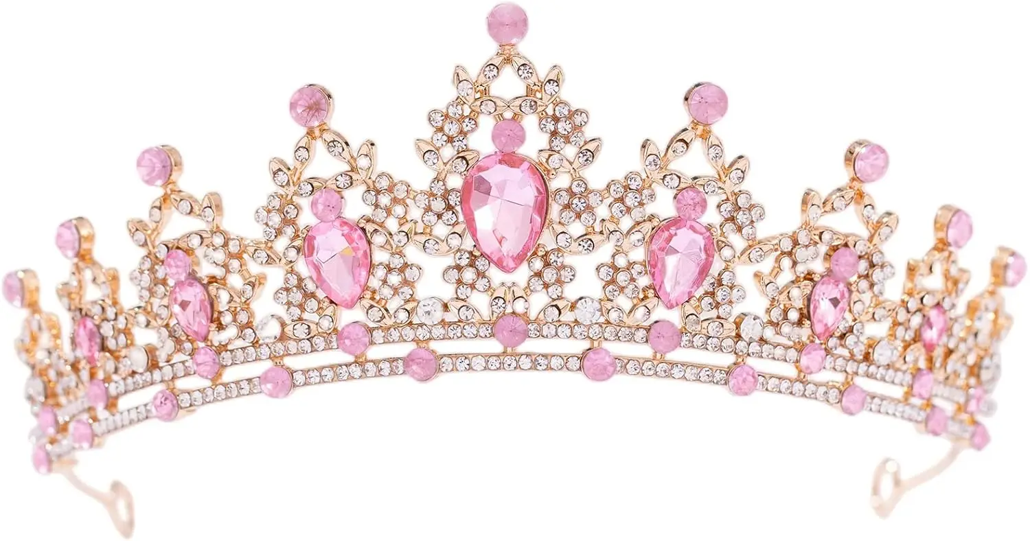 Crystal Tiaras for Women Wedding Crown Birthday Party Princess Hair Accessories Bride Rhinestone Headband
Crystal Tiaras for Women Wedding Crown Birthday Party Princess Hair Accessories Bride Rhinestone Headband