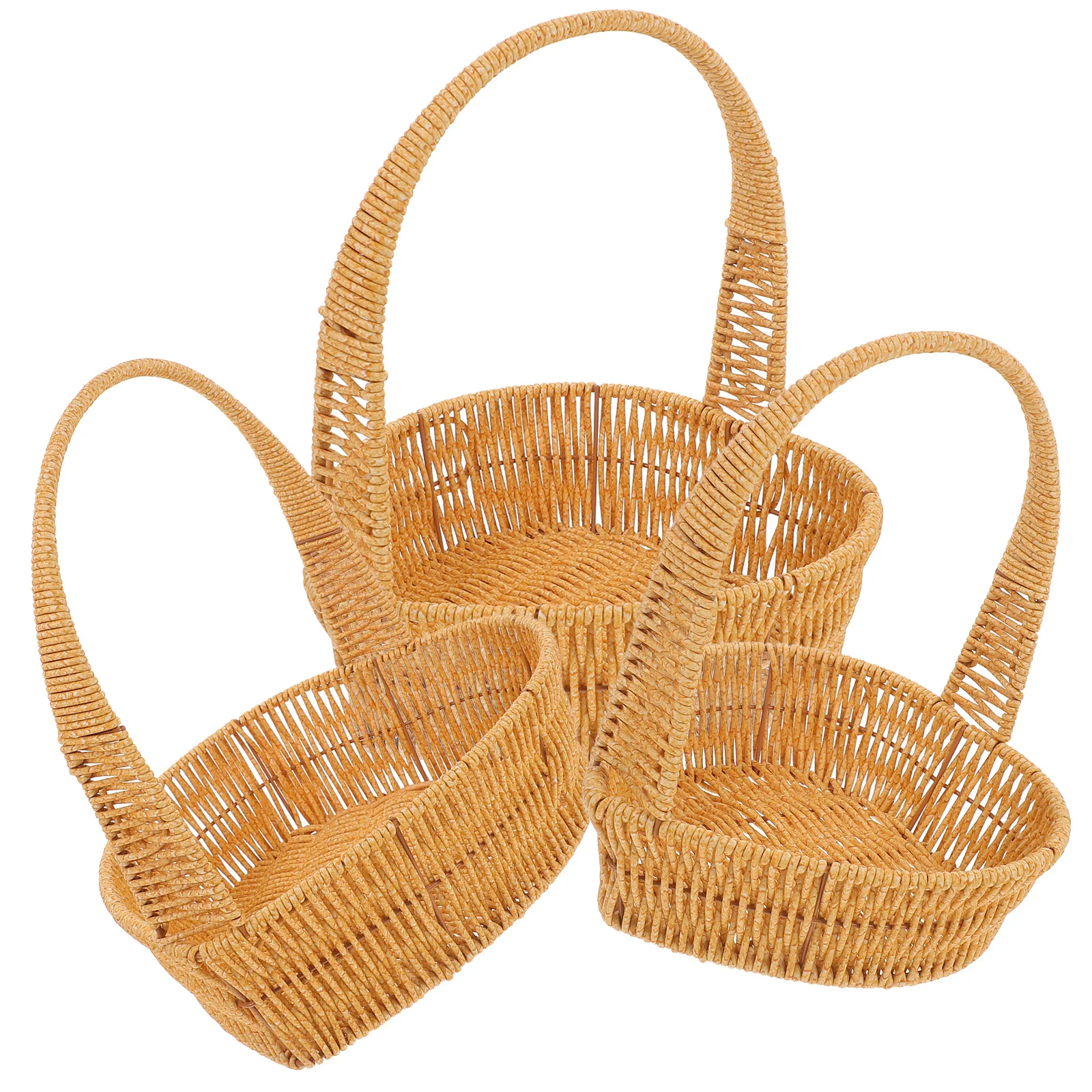 3pcs Love Heart Woven Artificial Rattan Decorative Handheld Flower Storage Basket Multipurpose Portable Gift Basket Home
3pcs Love Heart Woven Artificial Rattan Decorative Handheld Flower Storage Basket Multipurpose Portable Gift Basket Home