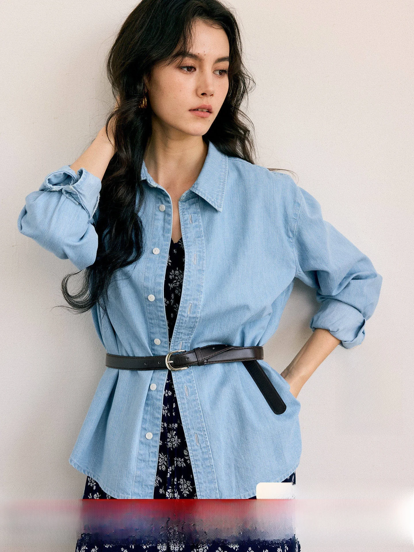 HeyDr Vintage Denim irt Women's Loose Blue Button-Up Spring Commute Top Breathable Cotton Long Sve Collar Ciwalk
HeyDr Vintage Denim irt Women's Loose Blue Button-Up Spring Commute Top Breathable Cotton Long Sve Collar Ciwalk