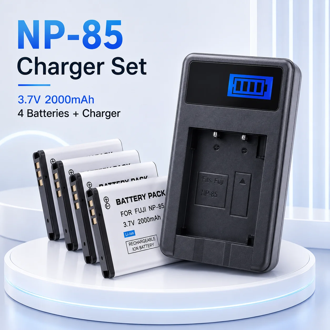 2000mAh NP-85 FNP-85 Digital Camera Battery USB Charger Kit For Fujifilm NP170 CB170 SL240 SL245 SL300 SL305
2000mAh NP-85 FNP-85 Digital Camera Battery USB Charger Kit For Fujifilm NP170 CB170 SL240 SL245 SL300 SL305