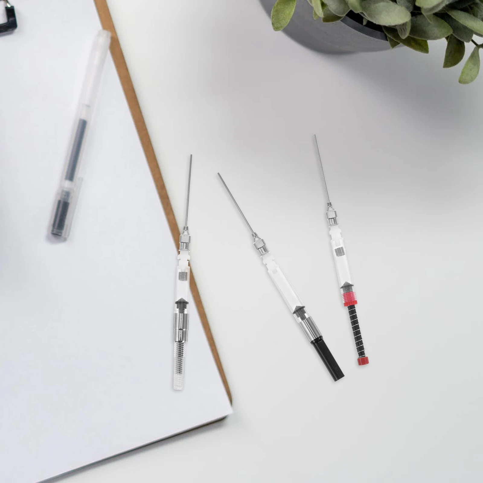 6pcs Ink Absorption for Fountain Pen Spring Filler Converter with Needle Tip Ink Syringe Device Office School Stationery Tools
6pcs Ink Absorption for Fountain Pen Spring Filler Converter with Needle Tip Ink Syringe Device Office School Stationery Tools