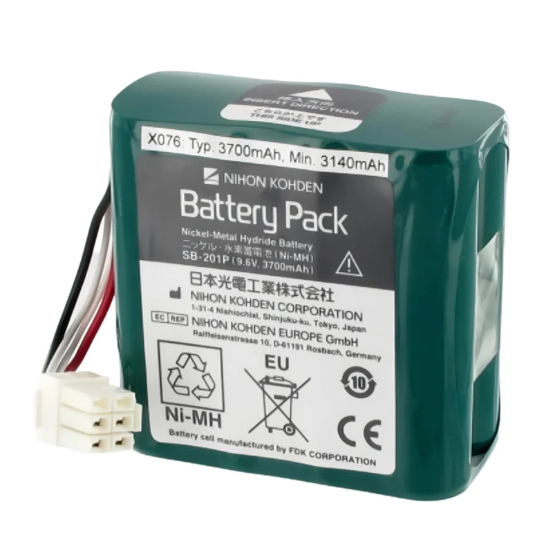Аккумулятор SB-201P POWER 9.6V 3800mAh для Ni-MH (никель-металлогидридных) батарей Nihon Kohden SB-201P X076 PVM-2700 PVM-2703 PVM-2701
Аккумулятор SB-201P POWER 9.6V 3800mAh для Ni-MH (никель-металлогидридных) батарей Nihon Kohden SB-201P X076 PVM-2700 PVM-2703 PVM-2701