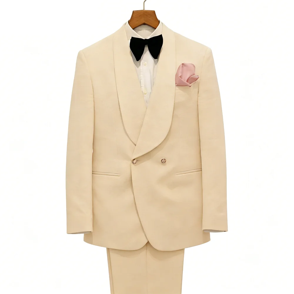 Итальянский дизайнерский костюм для мужчин на свадьбу, с возможностью индивидуального пошива, с жакетом-розой, смокинг, комплект из 2 предметов (пиджак + брюки)
Итальянский дизайнерский костюм для мужчин на свадьбу, с возможностью индивидуального пошива, с жакетом-розой, смокинг, комплект из 2 предметов (пиджак + брюки)