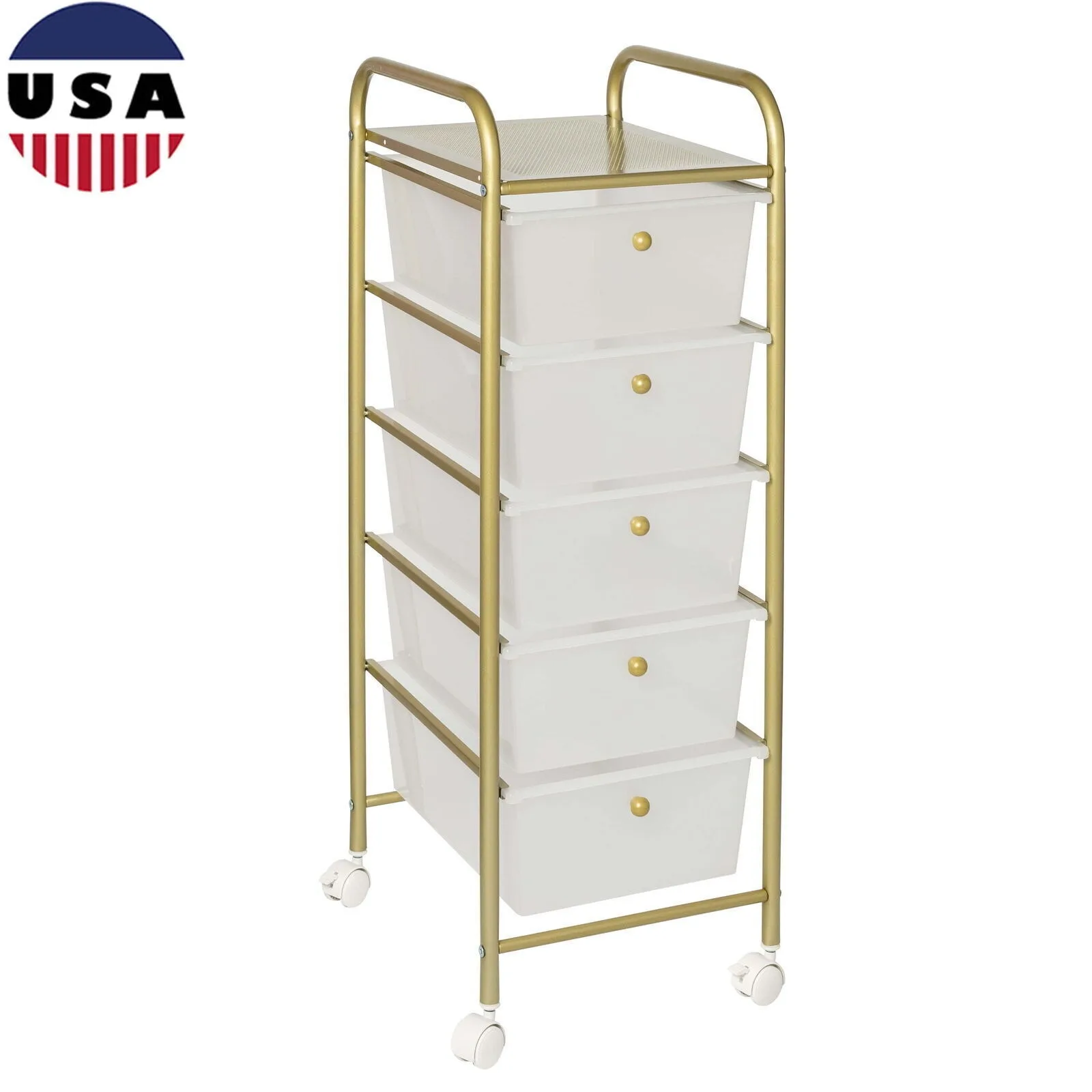 US 5 Drawer Storage Cart Plastic Drawers Locking Wheels Mobility Extra Stability
US 5 Drawer Storage Cart Plastic Drawers Locking Wheels Mobility Extra Stability