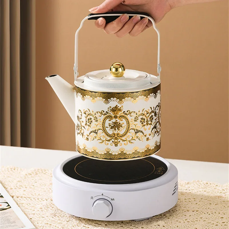 Tea Pot for Electric Ceramic Cooktop and Gas stove Stainless Steel Water Kettle With Insulated Handle Boiling Kitchen Kettle
Tea Pot for Electric Ceramic Cooktop and Gas stove Stainless Steel Water Kettle With Insulated Handle Boiling Kitchen Kettle
