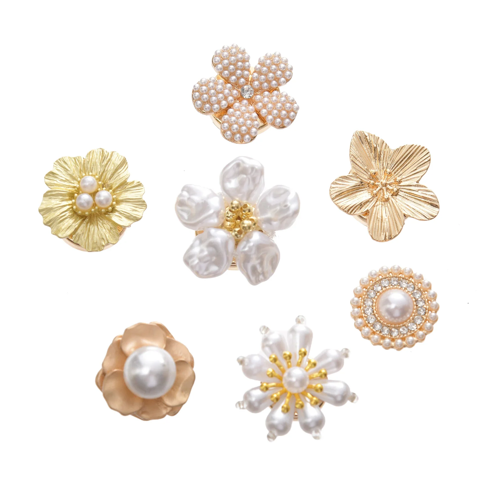 New Elegant Button Cover Cufflinks with Flower Faux Pearl Golden Base Button Cover Cufflink for Women Blouses Tuxedo Shirt Dress
New Elegant Button Cover Cufflinks with Flower Faux Pearl Golden Base Button Cover Cufflink for Women Blouses Tuxedo Shirt Dress