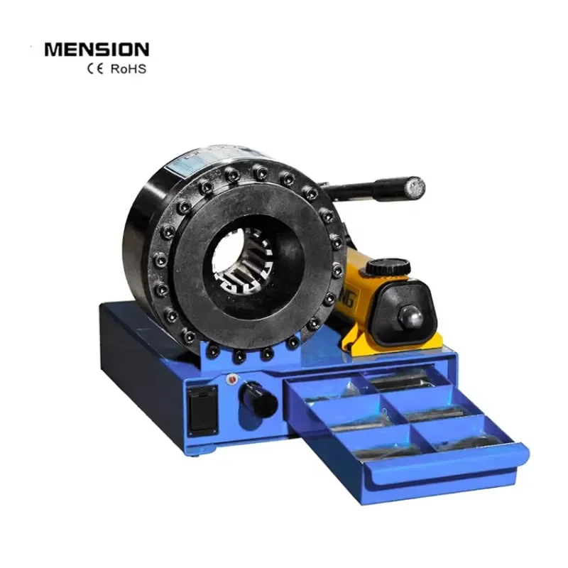 Easy to operate FINN POWER P16 hand pump 1 inch 4 layer hydraulic industrial hose crimper P32 2 inch hose crimper
Easy to operate FINN POWER P16 hand pump 1 inch 4 layer hydraulic industrial hose crimper P32 2 inch hose crimper