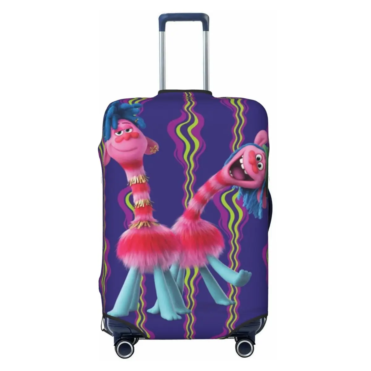 Custom Trolls Wallpaper Cartoon Suitcase Cover Washable Travel Luggage Covers for 18-32 inch
Custom Trolls Wallpaper Cartoon Suitcase Cover Washable Travel Luggage Covers for 18-32 inch