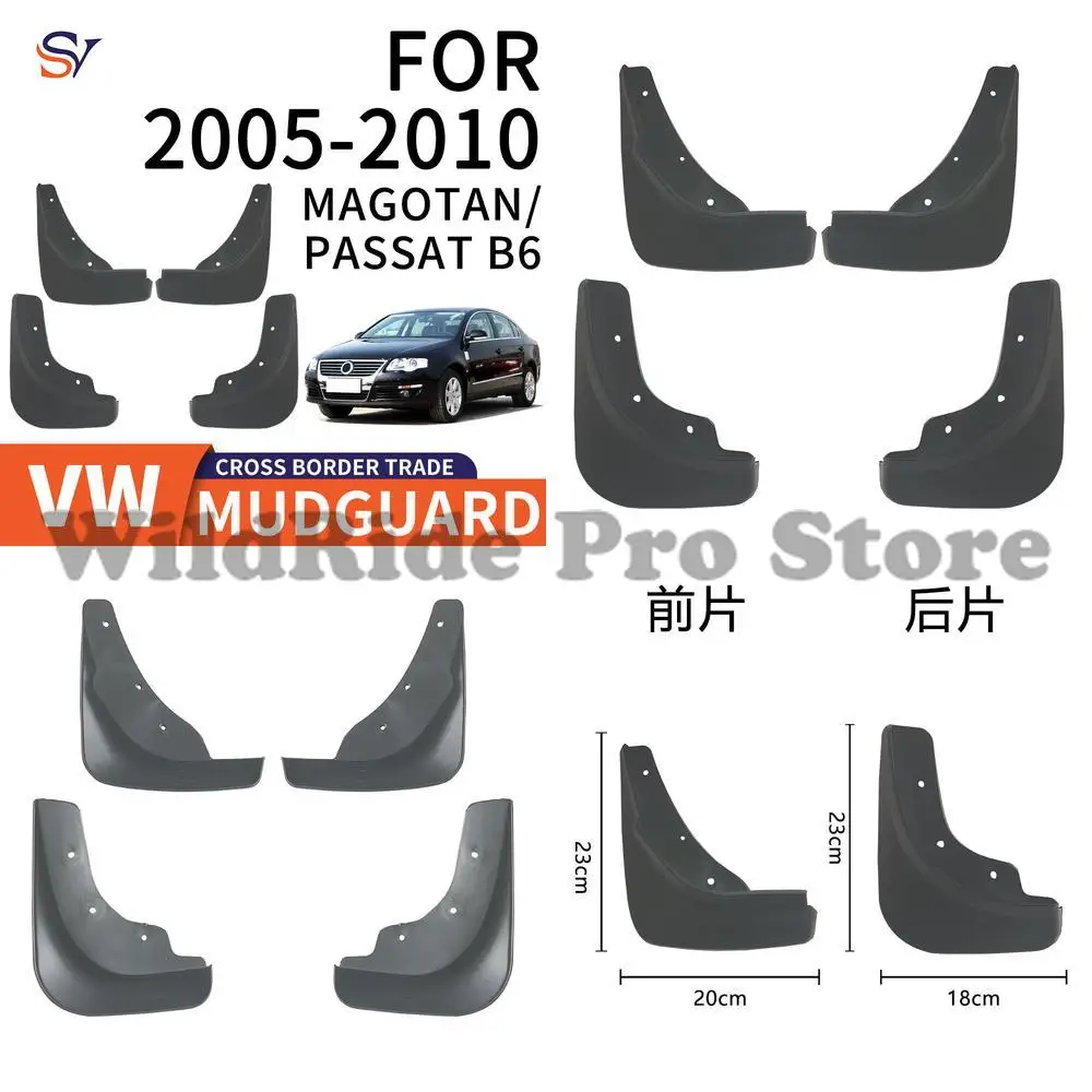Front & Rear Mud Flaps for Volkswagen Passat B6 Magotan 2005-2010 Easy Installation PP Rubber Material Wheel Arch Liners 
Front & Rear Mud Flaps for Volkswagen Passat B6 Magotan 2005-2010 Easy Installation PP Rubber Material Wheel Arch Liners