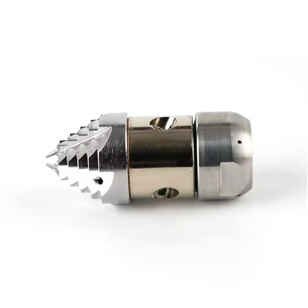 3/8 Inch Sewer Drainage Cleaning Nozzle 10L~35L Stainless Steel Nozzle Pressure Cleaning Machine Rotating Nozzle Cleaning Tool
3/8 Inch Sewer Drainage Cleaning Nozzle 10L~35L Stainless Steel Nozzle Pressure Cleaning Machine Rotating Nozzle Cleaning Tool