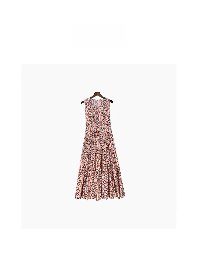 Dreamy Paris Summer Fashion Vest Dress Skirt High Waist Cotton A-Line Midi Skirt City Walk Print Casual Style for Middle-Aged...
Dreamy Paris Summer Fashion Vest Dress Skirt High Waist Cotton A-Line Midi Skirt City Walk Print Casual Style for Middle-Aged...