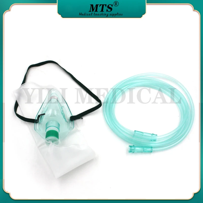 5pcs Medical Oxygen face Mask With 1000ml Reservior Bag and 2 Meter Tube Sterilized Emergency Rescue Medical Science
5pcs Medical Oxygen face Mask With 1000ml Reservior Bag and 2 Meter Tube Sterilized Emergency Rescue Medical Science