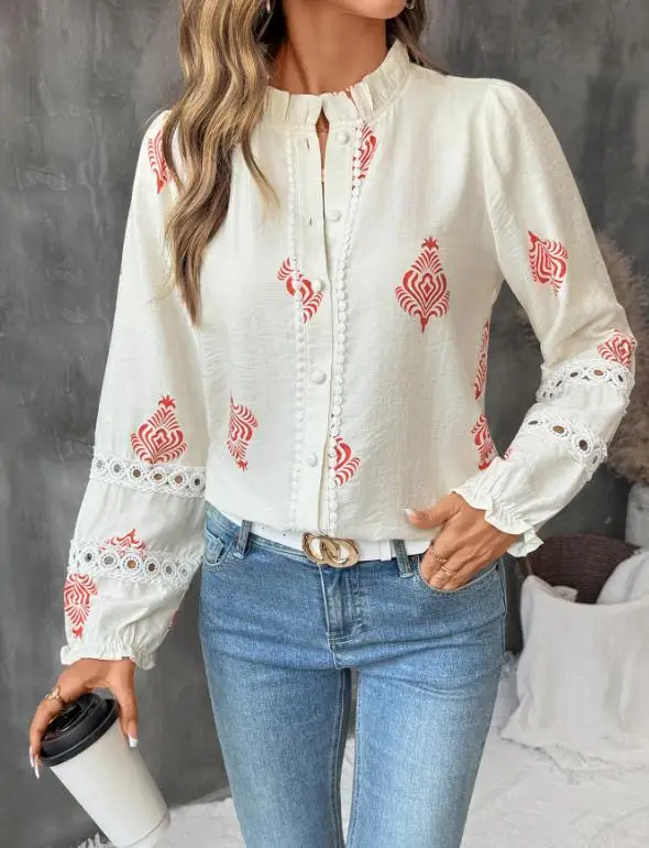 2026 Spring/Summer New Women's Fashion Casual Elegant Lotus Leaf Flannel Round Neck Sweater Top Women's Wear
2026 Spring/Summer New Women's Fashion Casual Elegant Lotus Leaf Flannel Round Neck Sweater Top Women's Wear