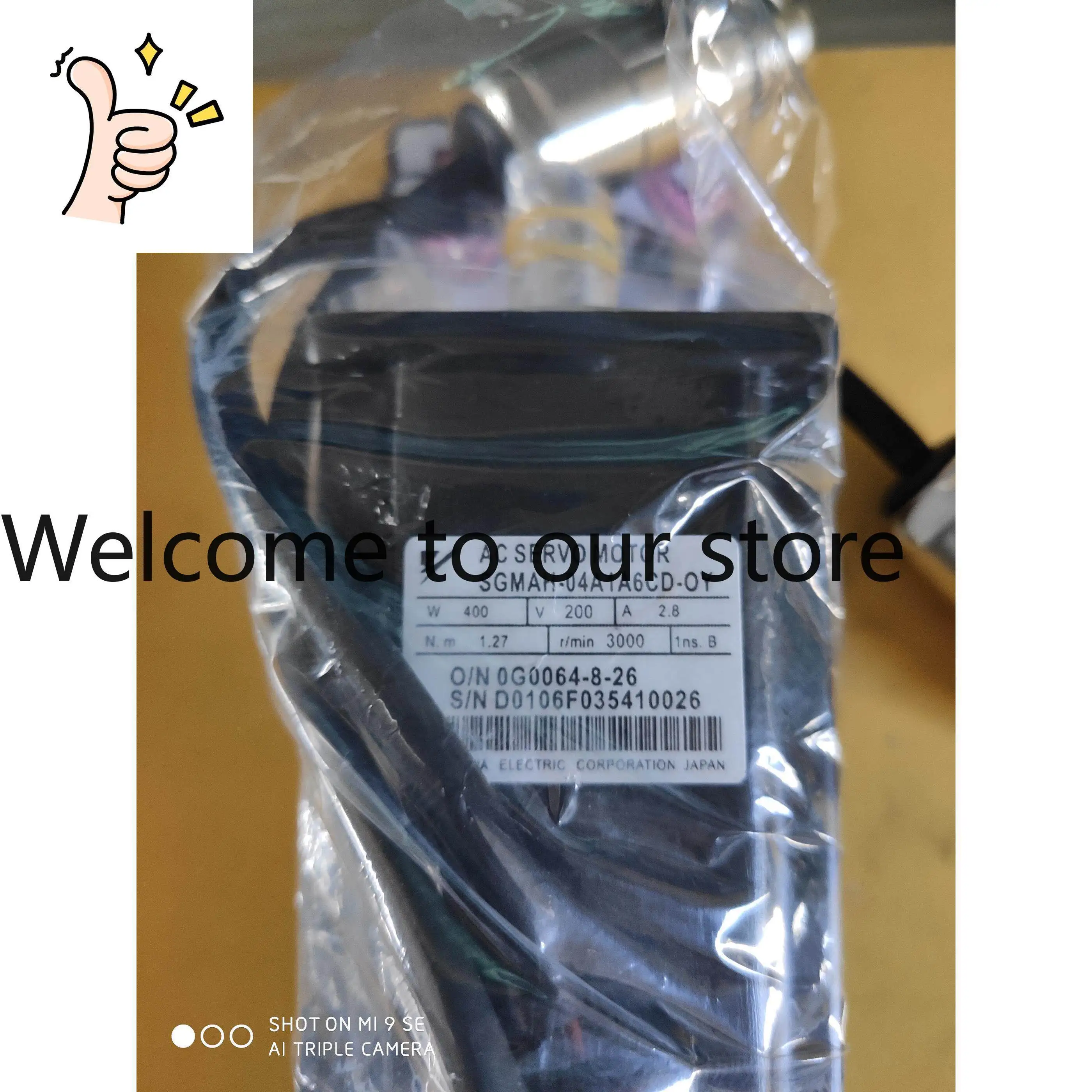 SGMAH-04A1A6CD-OY Yaskawa Electric SGMAH-08AAA61D-OY Новинка, гарантия качества, специальная цена, гарантия 1 год
SGMAH-04A1A6CD-OY Yaskawa Electric SGMAH-08AAA61D-OY Новинка, гарантия качества, специальная цена, гарантия 1 год