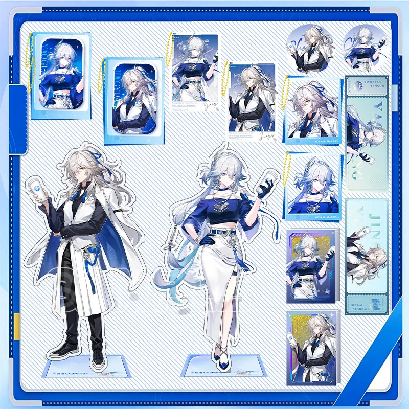 PCS-14 ChaPanda x Honkai Star Rail Anime Peripheral Gift Set Jing Yuan Stand Badge Yao Guang Pendant Anime Cosplay Accessories
PCS-14 ChaPanda x Honkai Star Rail Anime Peripheral Gift Set Jing Yuan Stand Badge Yao Guang Pendant Anime Cosplay Accessories