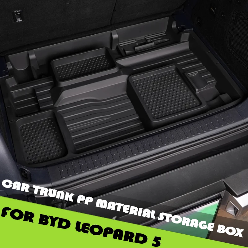 Багажник автомобиля, ящик для хранения из полипропилена, подходит для BYD Leopard 5, модифицированный автомобильный багажник, нижний скрытый ящик для хранения, детали для обновления салона автомобиля
Багажник автомобиля, ящик для хранения из полипропилена, подходит для BYD Leopard 5, модифицированный автомобильный багажник, нижний скрытый ящик для хранения, детали для обновления салона автомобиля