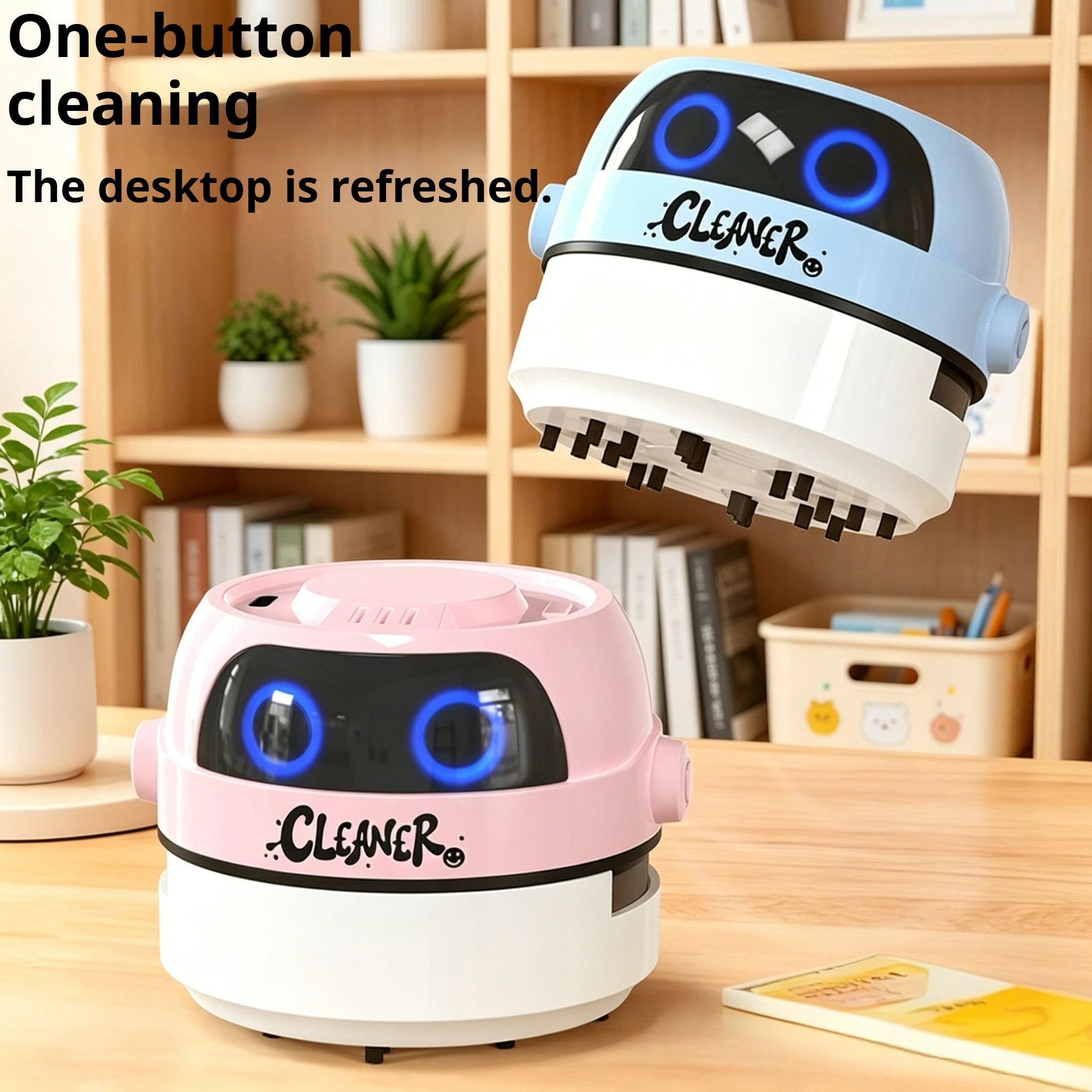 Mini Desktop Vacuum Cleaner - Cute Robot Design, Powerful Cleaning Helper
Mini Desktop Vacuum Cleaner - Cute Robot Design, Powerful Cleaning Helper