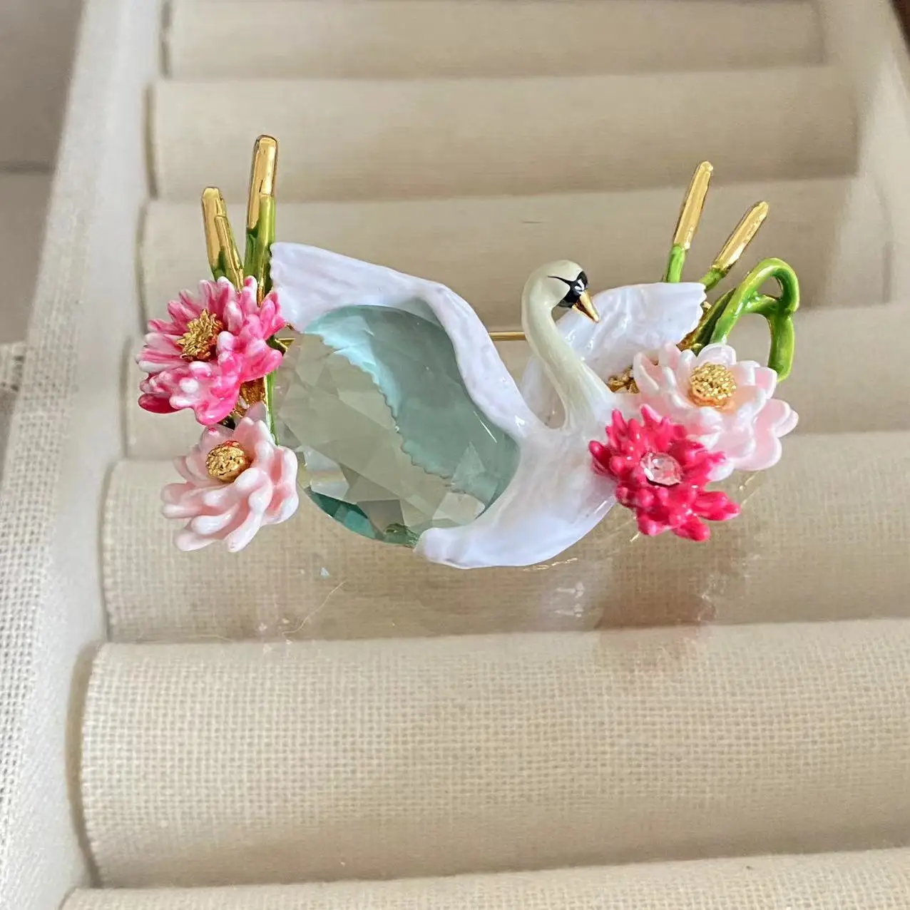 Garden of Eden Hand-painted Enamel Flower Brooch,Animal and Blossom Flower Pins,Sweet Fashion Jewelry Acceossory for girls
Garden of Eden Hand-painted Enamel Flower Brooch,Animal and Blossom Flower Pins,Sweet Fashion Jewelry Acceossory for girls