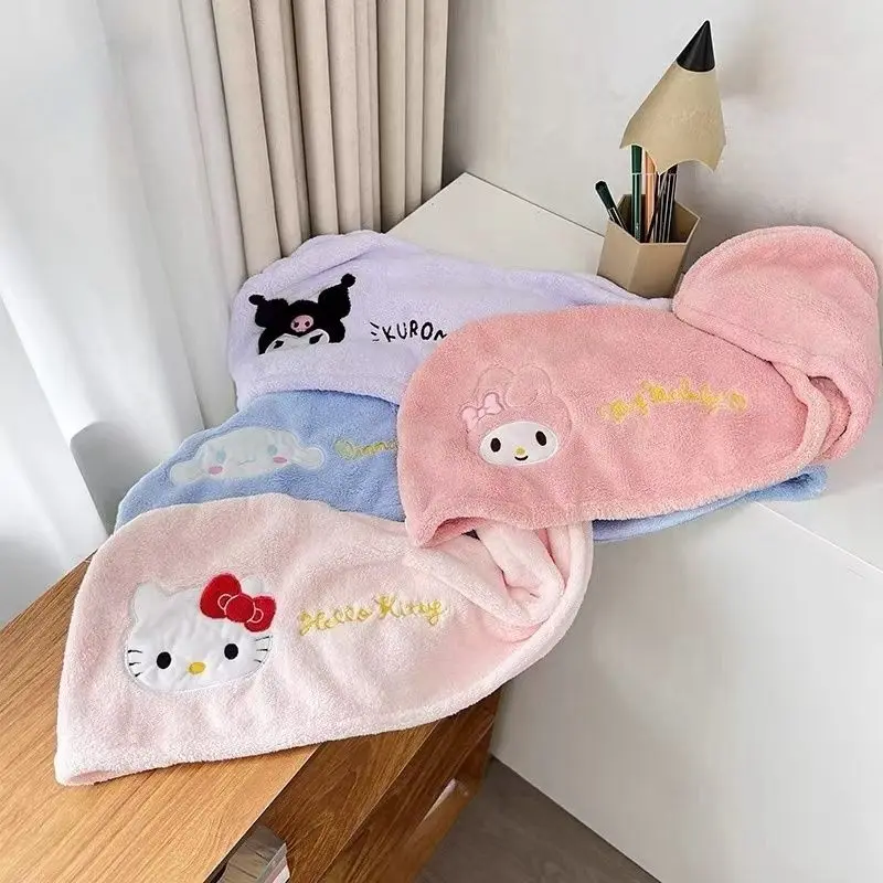 Полотенце-шапочка Sanrio для сушки волос: аниме-персонажи Cinnamonroll и Melody, мультяшные, милые, супервпитывающие, для дома и ванной, подарки для девочек
Полотенце-шапочка Sanrio для сушки волос: аниме-персонажи Cinnamonroll и Melody, мультяшные, милые, супервпитывающие, для дома и ванной, подарки для девочек