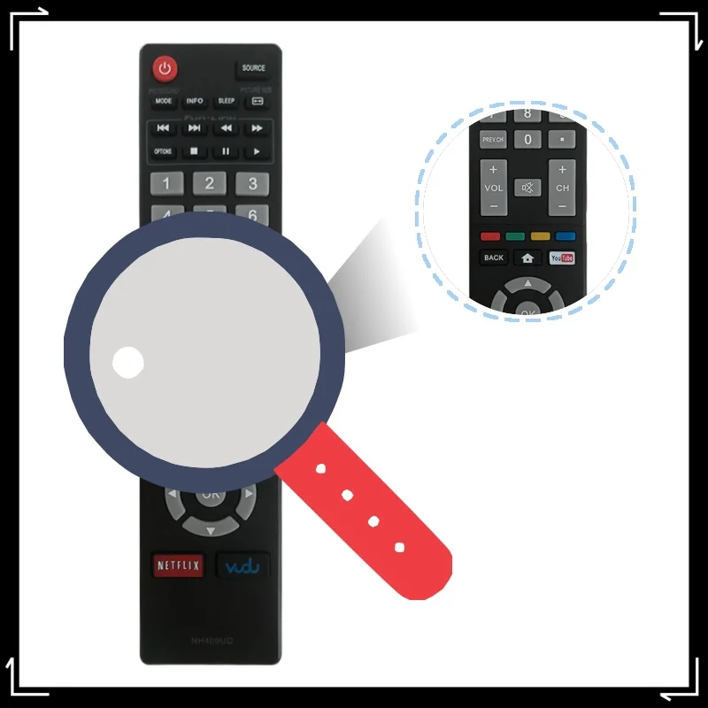 NH409UD LCD TV Remote Control for Magnavox 55MV314X 50MV314X 43MV314X Compatible Electronic Home Entertainment Accessory
NH409UD LCD TV Remote Control for Magnavox 55MV314X 50MV314X 43MV314X Compatible Electronic Home Entertainment Accessory
