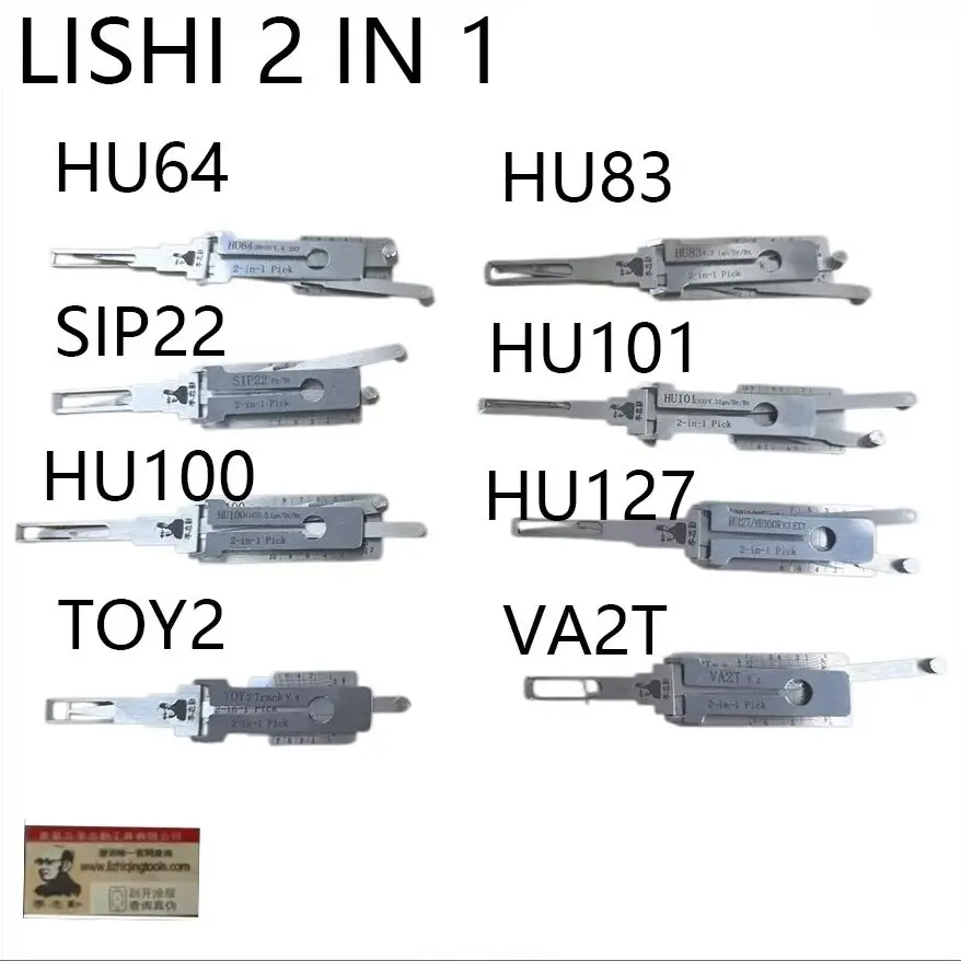 2026 Lishi 2in1 Locksmith Tool Compatible with HON66 HU100 HU100(10) HU100R HU101 HU64 HU66 HU83 HU92 K5 SIP22 TOY2 TOY2018 VA2T
2026 Lishi 2in1 Locksmith Tool Compatible with HON66 HU100 HU100(10) HU100R HU101 HU64 HU66 HU83 HU92 K5 SIP22 TOY2 TOY2018 VA2T