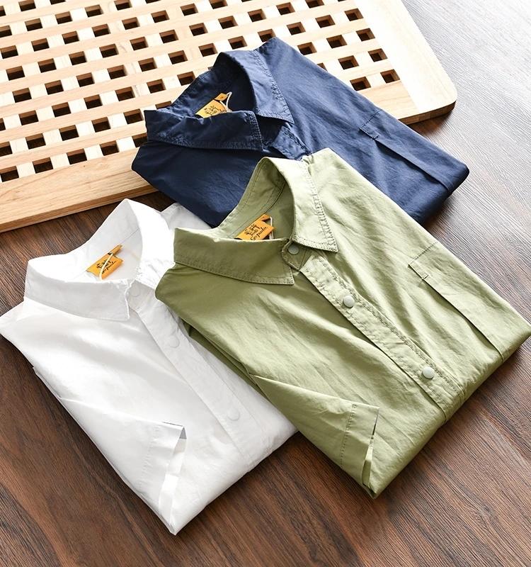 out New Men's Retro Japanese Style Cotton Short Sleeve Loose Fit Shirt Summer Casual Workwear Standard Edition Youth
out New Men's Retro Japanese Style Cotton Short Sleeve Loose Fit Shirt Summer Casual Workwear Standard Edition Youth