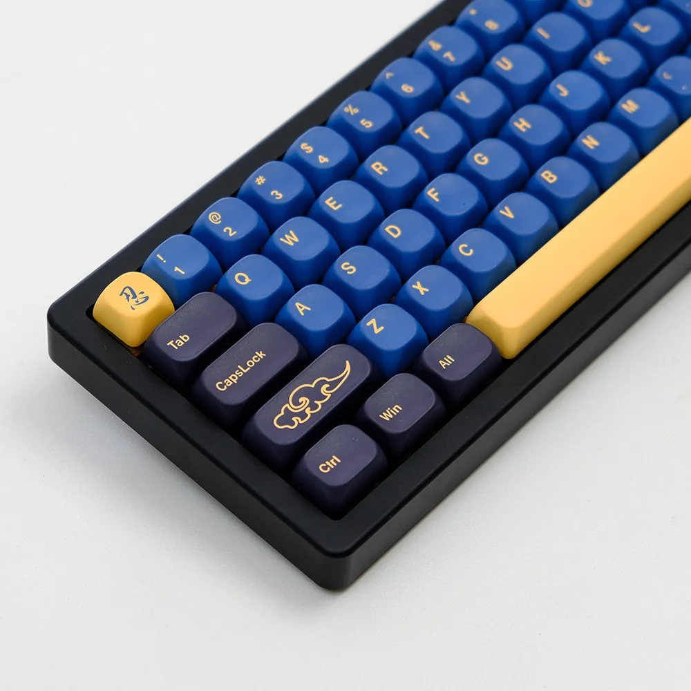 Pokemon KOA Profile PBT GMK Blue Samurai Custom Keycaps for Mechanical Keyboard Korean English Keys MX Switches for GMK64 K500
Pokemon KOA Profile PBT GMK Blue Samurai Custom Keycaps for Mechanical Keyboard Korean English Keys MX Switches for GMK64 K500