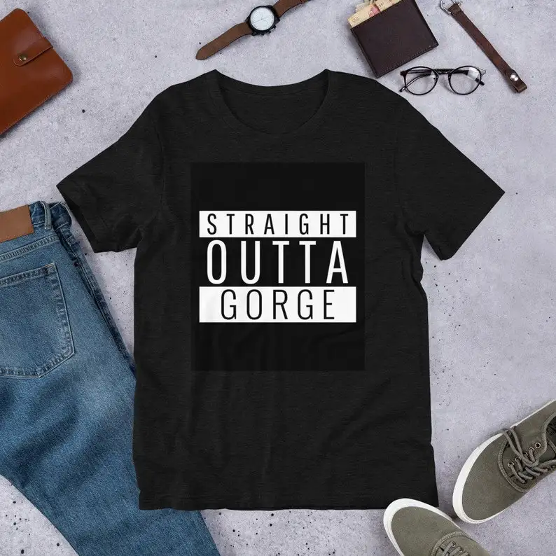 Straight Outta Gorge Cotton Tees Short Sleeve T Shirt O-Neck Clothing Summer
Straight Outta Gorge Cotton Tees Short Sleeve T Shirt O-Neck Clothing Summer