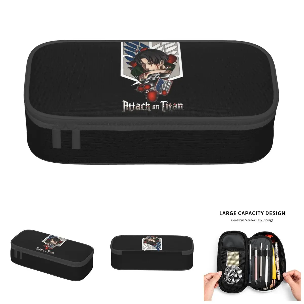 Kawaii Japane Manga Attack On Titan Anime Pencil Cases for Girl Boy Big Capacity Pencil Pouch School Supplies
Kawaii Japane Manga Attack On Titan Anime Pencil Cases for Girl Boy Big Capacity Pencil Pouch School Supplies