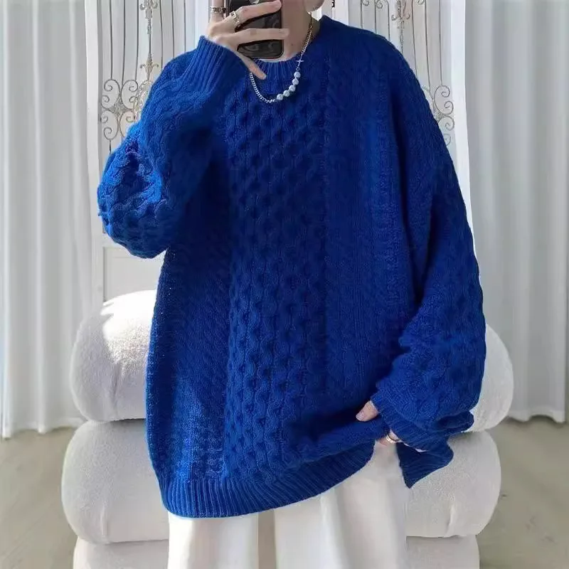 Мужской вязаный свитер цвета «Клейн Блю» в стиле Lazy Street, повседневный, с круглым вырезом, длинный рукав, из тонкой крученой пряжи
Мужской вязаный свитер цвета «Клейн Блю» в стиле Lazy Street, повседневный, с круглым вырезом, длинный рукав, из тонкой крученой пряжи