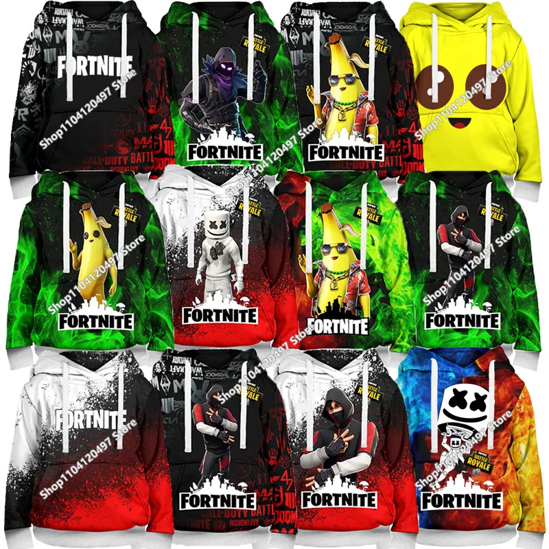 Kids Battle Royale Kawaii 2025 Fashion Fortnite Vacation Hoodie Top Cartoon Character Unisex Children's Clothing for Girls boys
Kids Battle Royale Kawaii 2025 Fashion Fortnite Vacation Hoodie Top Cartoon Character Unisex Children's Clothing for Girls boys