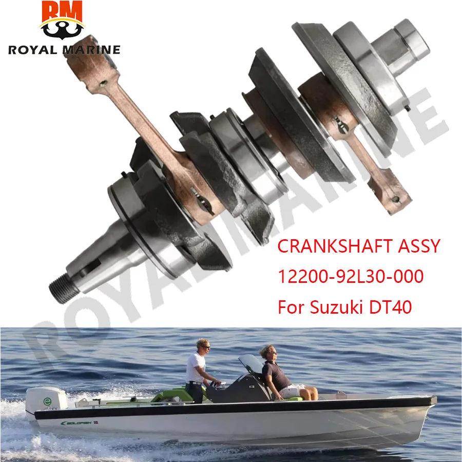 Boat Engine CRANKSHAFT ASSY 12200-92L30-000 For Suzuki Outboard Motor 2 Stroke 40HP DT40 12200-92L30 Replaces Parts
Boat Engine CRANKSHAFT ASSY 12200-92L30-000 For Suzuki Outboard Motor 2 Stroke 40HP DT40 12200-92L30 Replaces Parts
