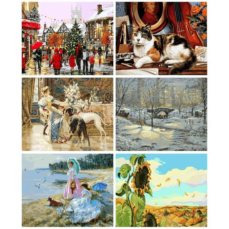 CHENISTORY Painting By Number Landcape Kits For Adults Handpainted Pictures By Number Home Decoration DIY Gift 60x75cm
CHENISTORY Painting By Number Landcape Kits For Adults Handpainted Pictures By Number Home Decoration DIY Gift 60x75cm