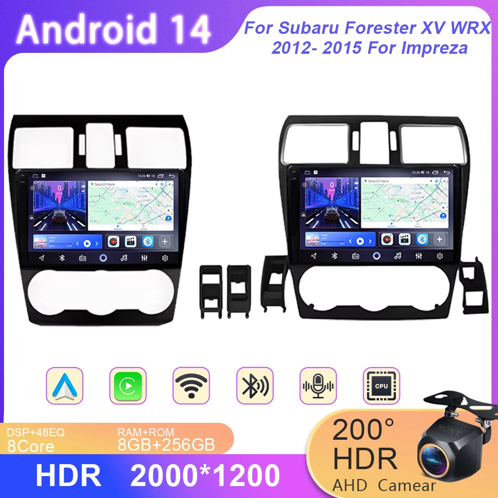 DVD Android 14 For Subaru Forester XV WRX 2012- 2015 Auto For Impreza Multimedia NO 2DIN Radio Stereo Car GPS Player Navigation
DVD Android 14 For Subaru Forester XV WRX 2012- 2015 Auto For Impreza Multimedia NO 2DIN Radio Stereo Car GPS Player Navigation