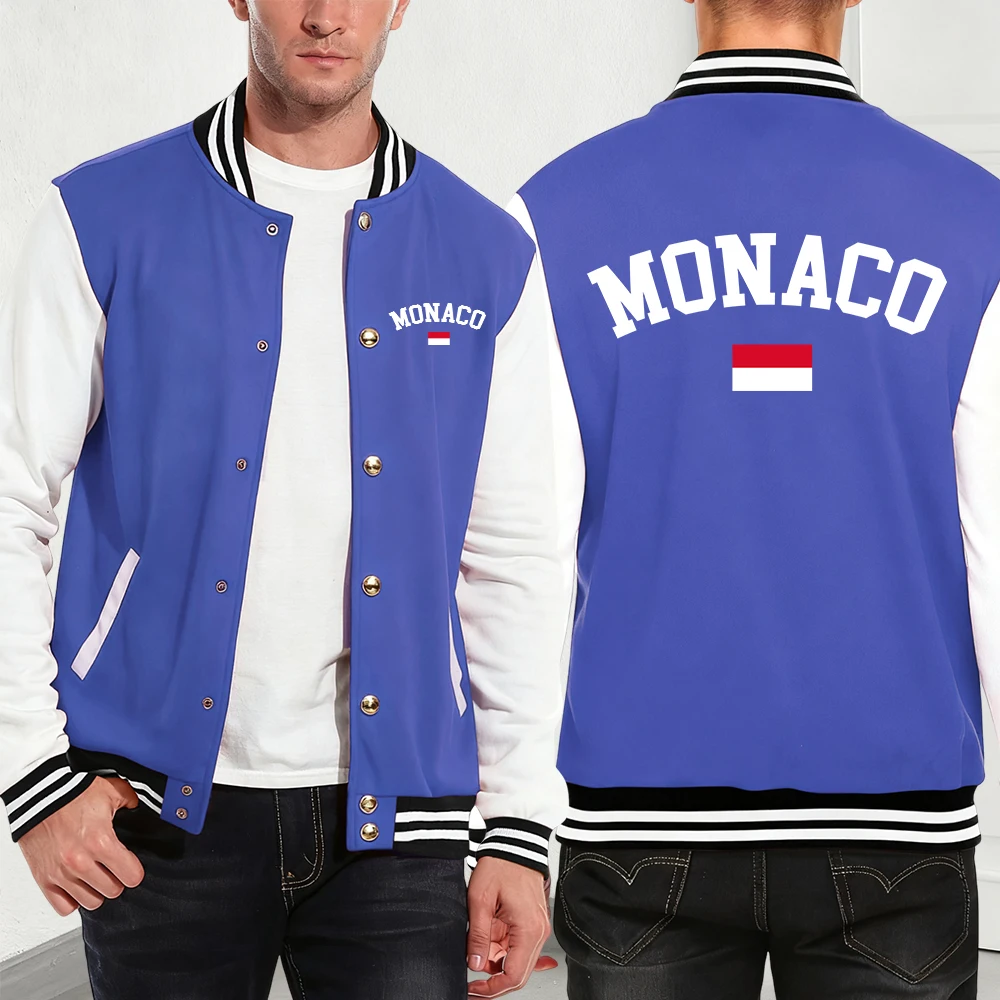 Monaco Flag Printing Cotton Coats Mens Autumn Winter Fleece Warm Jackets Basics Pocket Baseball Jersey Hip Hop Men'S Streetwears
Monaco Flag Printing Cotton Coats Mens Autumn Winter Fleece Warm Jackets Basics Pocket Baseball Jersey Hip Hop Men'S Streetwears