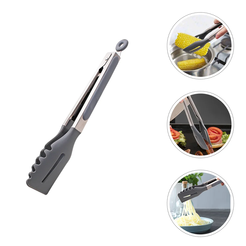 Silicone Food Tongs 9inch 12inch Grey Heat Resistant Rust Proof BBQ Grilling Cooking Serving Kitchen Steak Pasta Tools
Silicone Food Tongs 9inch 12inch Grey Heat Resistant Rust Proof BBQ Grilling Cooking Serving Kitchen Steak Pasta Tools