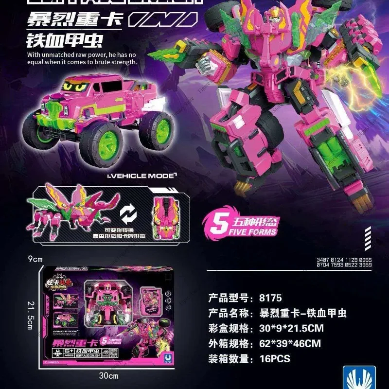 Straight hair,Zhan Gao, Series 5, the latest transforming robot, with 3 different forms, genuine product
Straight hair,Zhan Gao, Series 5, the latest transforming robot, with 3 different forms, genuine product